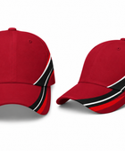 Custom Red Black Disc Golf Cap – Wholesale Club Team Headwear