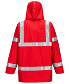 Custom Red Electrician Jacket B2B Low MOQ Electrical Workwear