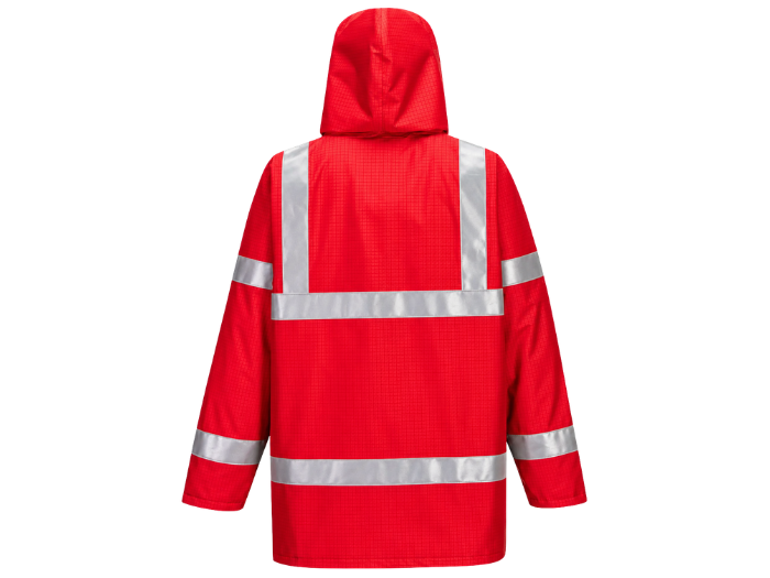 Custom Red Electrician Jacket B2B Low MOQ Electrical Workwear