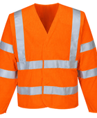 B2B Workwear Electrician Jacket Orange/Grey Low MOQ Safety Workwear