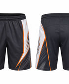 Black & orange Archery Shorts – Bulk Team Shorts, Low MOQ, Wholesale Performance Sportswear