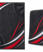 Custom Black Red Dart Tournament Towel – Wholesale Club Merchandise