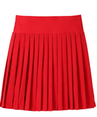 School Pleated Pull-On Skort Red | B2B Low MOQ Wholesale