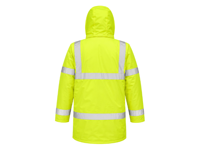 Haulage Hi-Vis Workwear Coat Yellow/Grey B2B Low MOQ Workwear
