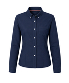 School Long Sleeve Fitted Shirt Navy Blue | B2B Low MOQ Wholesale