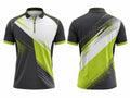 Green, White & Lime Padel Jersey – Team Performance Sportswear, Wholesale Bulk, Low MOQ