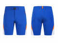 Custom Blue & Orange Climbing Shorts – Team Uniform Bulk Orders, Low MOQ, Personalized Name & Number