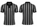 Custom Grey Black Basketball Referee Shirt | Wholesale Polo Officials Uniform