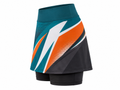 Women’s Squash Skort – Teal Orange Custom Teamwear