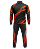 Custom Black Orange Squash Warm-Up Set – Team Tracksuit
