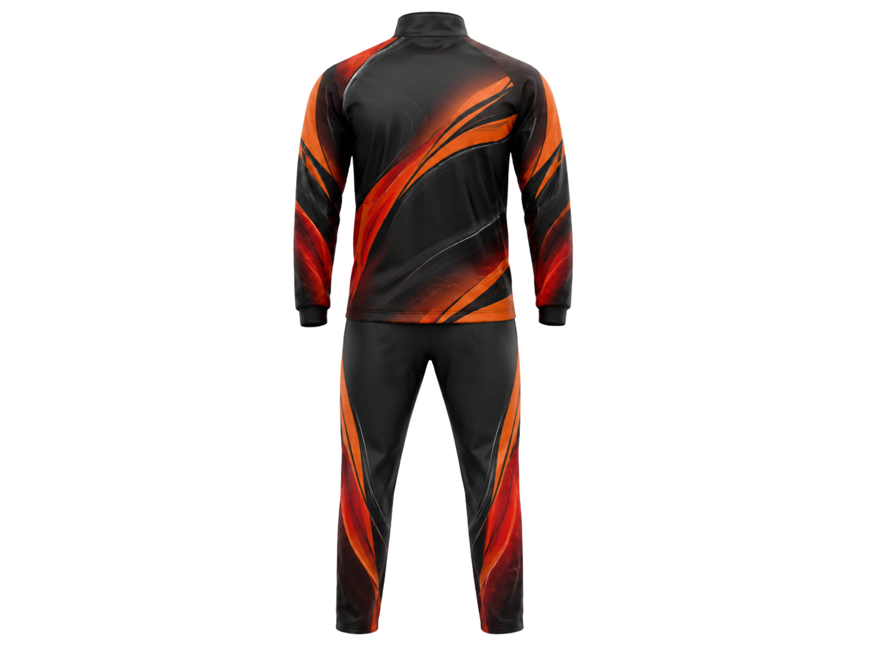 Custom Black Orange Squash Warm-Up Set – Team Tracksuit