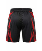 Black & Red Axe Throwing Shorts – Bulk Team Shorts, Low MOQ, Wholesale Performance Sportswear