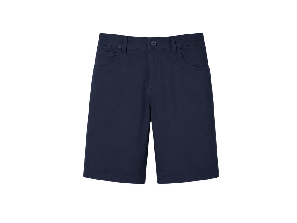 Pull-On School Uniform Short Navy Blue | B2B Low MOQ Wholesale front design preview