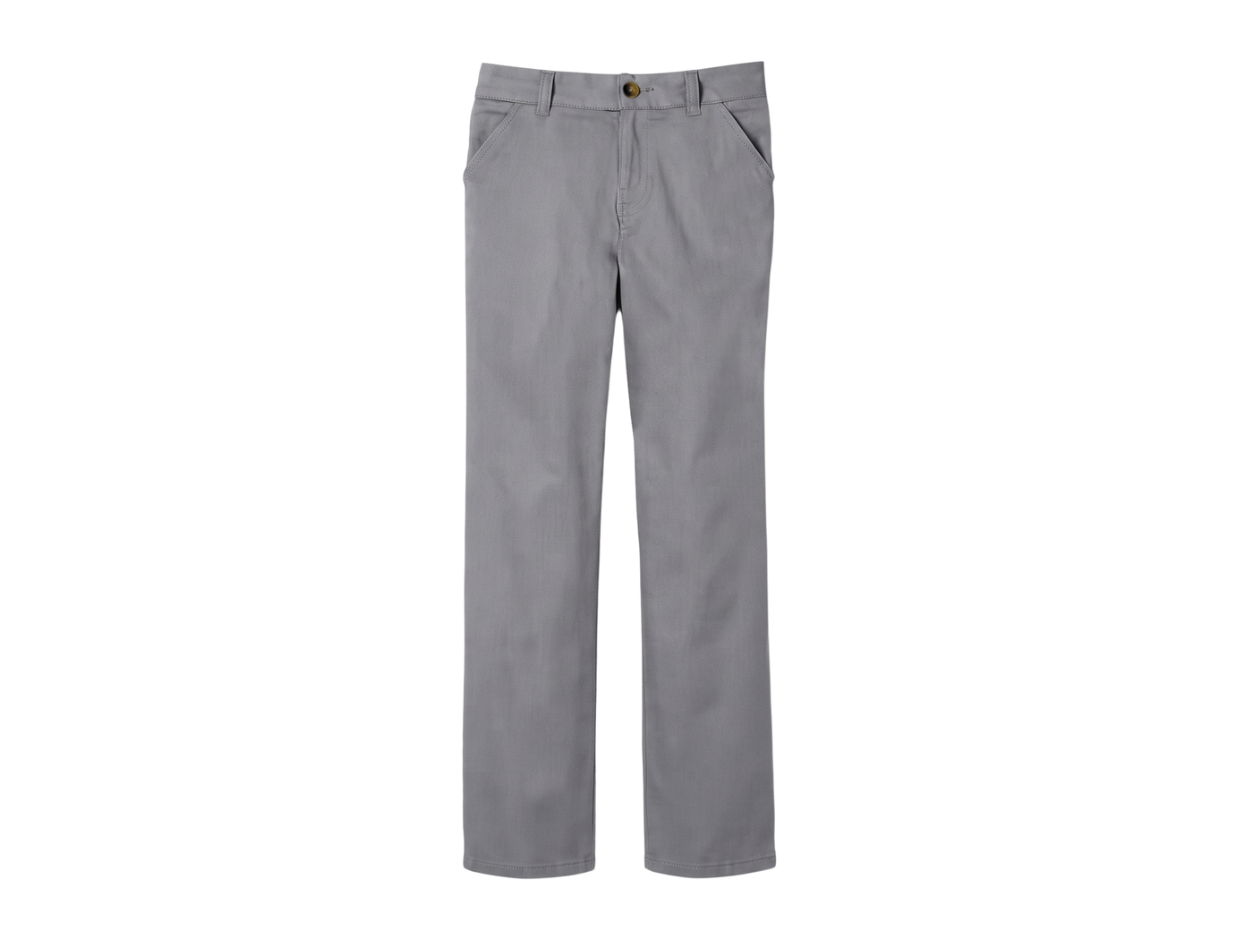 Boys’ Pull-On Straight Fit School Uniform Pant Grey | B2B Low MOQ Wholesale