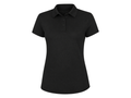 B2B Women’s Hairdressing Polo Shirt Black Low MOQ Custom Salon Workwear