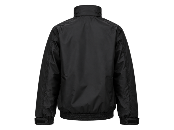 Waterproof Insulated Jacket – Low MOQ B2B Storm-Flap Workwear in Black & Red
