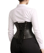 Black Leather Underbust Corset Wholesale | Bridal Waist Cincher Corset Top Manufacturer