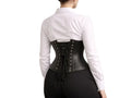 Black Leather Underbust Corset Wholesale | Bridal Waist Cincher Corset Top Manufacturer