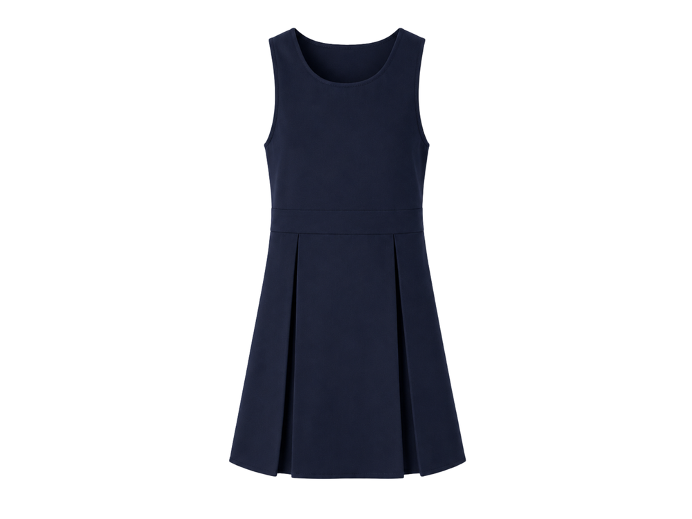 School Box Pleat Jumper Navy Blue | B2B Low MOQ Wholesale front design preview