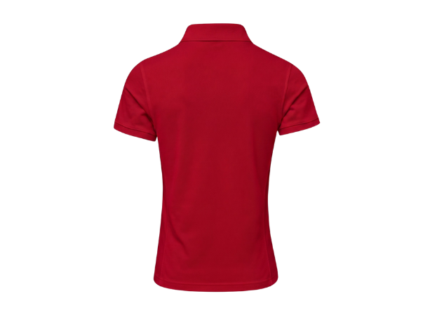 Women’s Painter Polo Shirt Red B2B Decorator Workwear Low MOQ