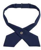 School Adjustable Cross Tie Navy Blue | B2B Low MOQ Wholesale