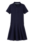 School Adaptive Short Sleeve Polo Dress Navy Blue | B2B Low MOQ Wholesale