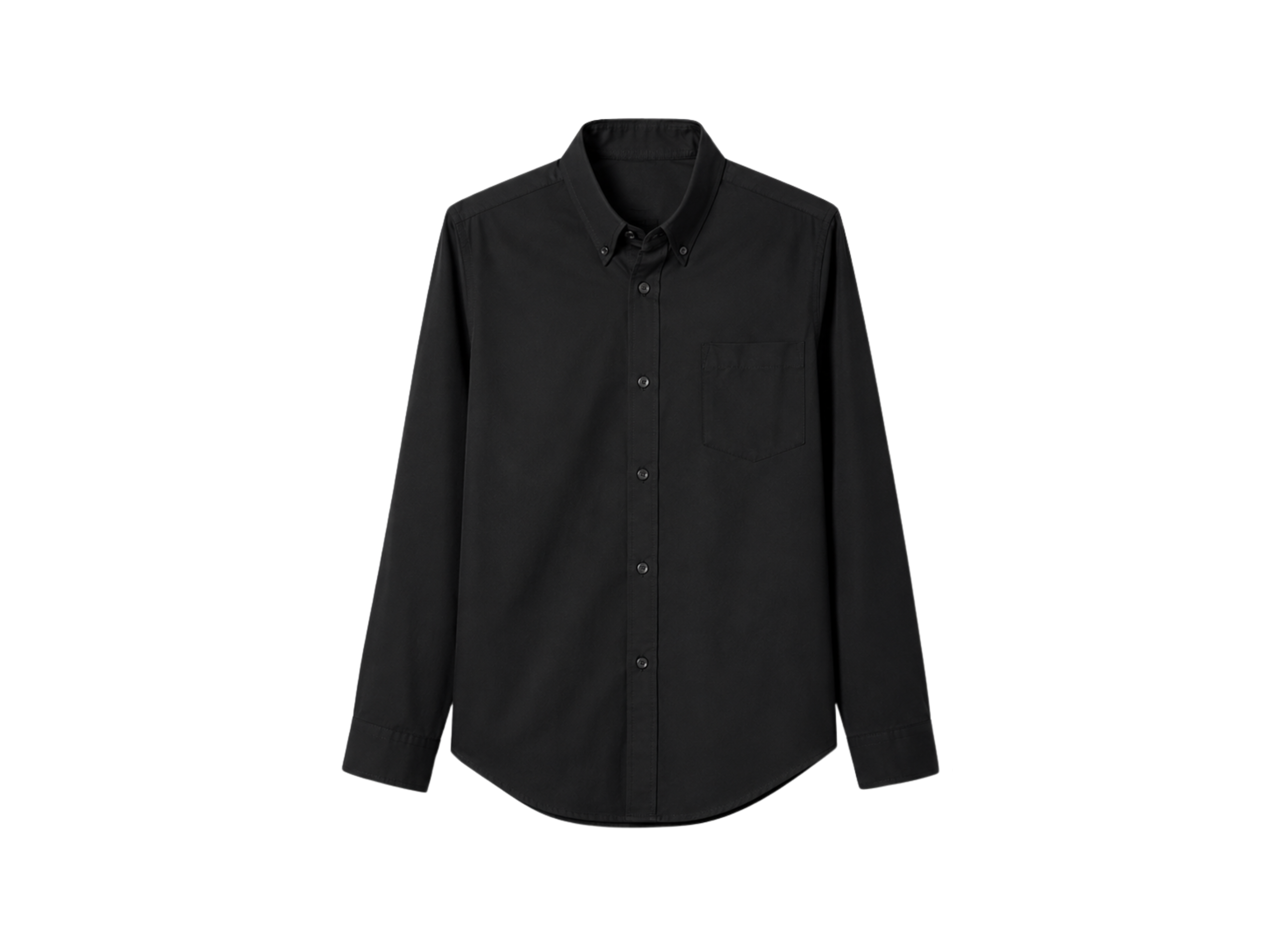 School Adaptive Long Sleeve Shirt Black | B2B Low MOQ Wholesale