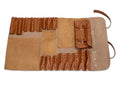Leather Ostrich Chef Knife Roll | Custom Wholesale Private Label Manufacturer