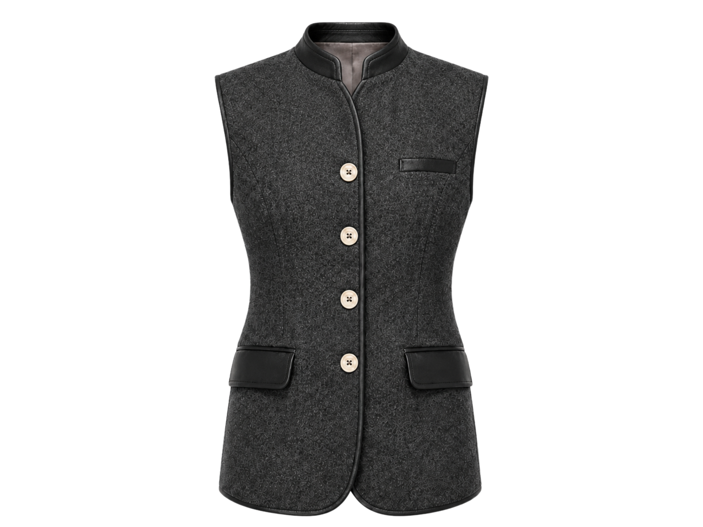 B2B Women’s Longline Hunting Vest Black Low MOQ Hunting