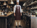 Personalized Leather Apron for Men Genuine Leather BBQ Cooking Chef Apron