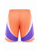 Custom Tennis Shorts – Orange & Purple Performance Shorts, Wholesale Bulk, Low MOQ, Team Uniform