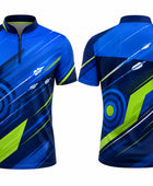 Blue & Lime Archery Jersey – Wholesale Bulk Team Jersey, Low MOQ, Performance Sportswear