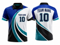 White & Blue Corn Hole Jersey – Bulk Team Jersey, Low MOQ, Wholesale Performance Sportswear