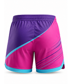 Purple & Pink Custom Volleyball Shorts – Wholesale Bulk Team Kit, Low MOQ, B2B Performance Apparel