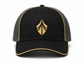 Custom Black Gold Baseball Cap | Wholesale Team Hat for Bulk Orders and Private Label