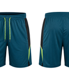 Teal & Black Ping Pong Shorts – Team Table Tennis Performance Wear, Wholesale Bulk, Low MOQ