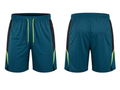 Teal & Black Ping Pong Shorts – Team Table Tennis Performance Wear, Wholesale Bulk, Low MOQ