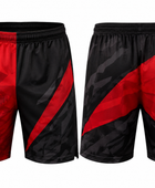 Black & Red Squash Shorts – Bulk Team Shorts, Low MOQ, Wholesale Performance Sportswear