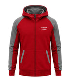 Custom Red & Grey Basketball Warmup Track Suit | Wholesale Team Jacket and Pants