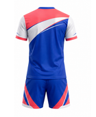 Pink & blue Custom Volleyball Uniform – Wholesale Bulk Team Kit, Low MOQ, B2B Performance Apparel