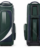 Custom Green Navy Cricket Kit Bag – Wholesale Team Gear Bag for Clubs