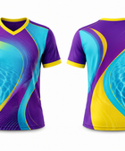 Wholesale Teal & Coral Swimming Jersey Set – Custom Performance Swimwear, Low MOQ, Bulk Order
