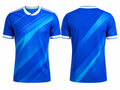 Custom Blue Soccer Fanwear Jersey | Wholesale Team Store Fundraising Shirt