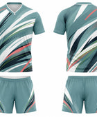 Green & White Pickleball Uniform – Team Jersey & Shorts, Wholesale Bulk, Low MOQ