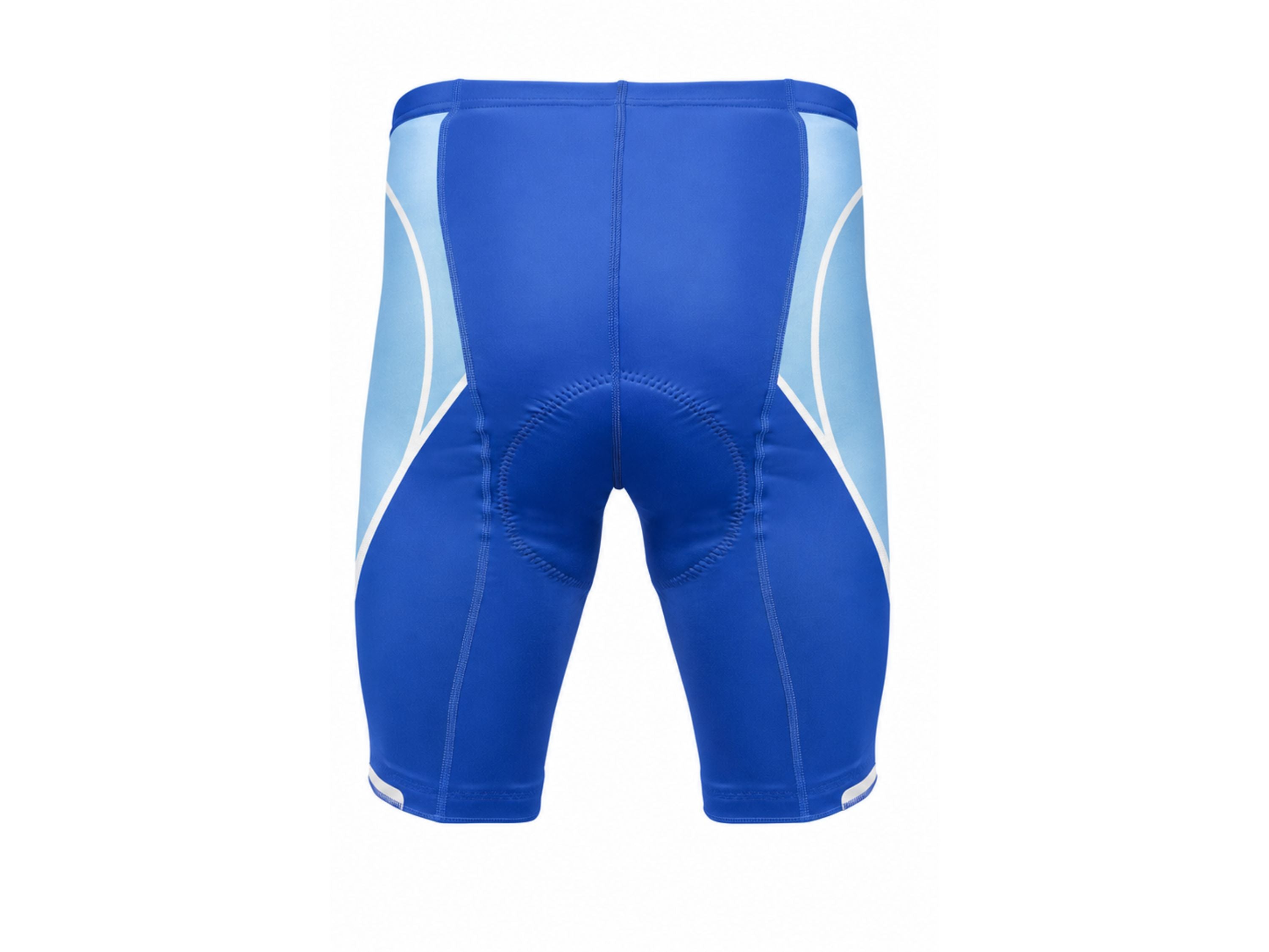 Custom Cycling Shorts – Blue Team Shorts, Wholesale, Low MOQ, Bulk Sportswear