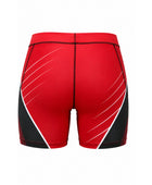 Custom Track & Field Compression Shorts | Wholesale Athletics Sprint Shorts | Red Black White | Apparels Bridge