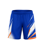 White & Blue Soccer Shorts – Wholesale Performance Shorts, Fast In-House Production, Bulk Orders