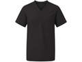 Short Sleeve V-Neck Hospitality Tunic Black | B2B Low MOQ Hospitality Workwear Manufacturer
