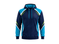 Custom Navy Volleyball Hoodie – Teal Team Pullover Hoodie for Wholesale