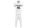 Custom Cricket White Uniform Set –  Shirt & Trouser with number and player name